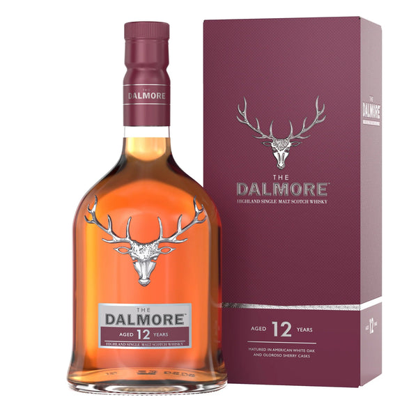 Dalmore 12 Year Old single malt bottle, 40% ABV, 700ml.