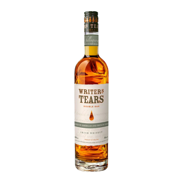 Writers' Tears Double Oak Irish Whiskey 700ml bottle against white background.