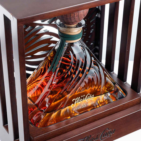 Flor de Caña rum decanter, An Evening with Flor de Caña at Brooksy, Amora Hotel Sydney.