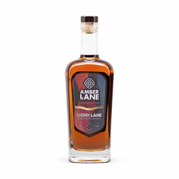 Amber Lane Sherry Lane 2026 single malt whisky bottle, 700ml.