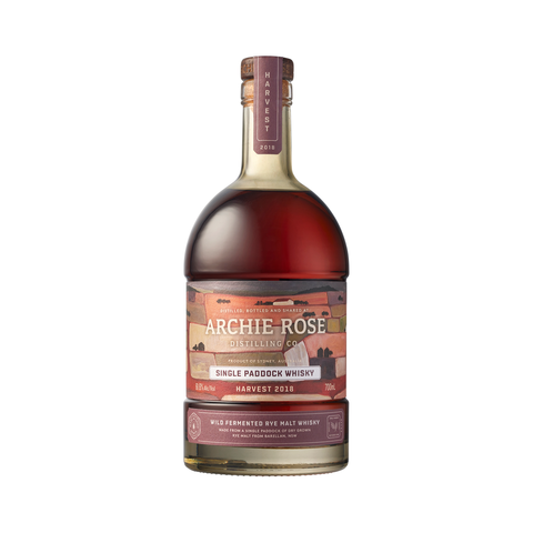 Archie Rose Harvest 2018 Single Paddock Rye Malt Whisky 700ml bottle
