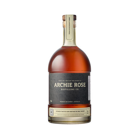 Archie Rose Trials & Exceptions #20 Infrared Toasted Cask Heritage Rye Malt Whisky 700ml bottle