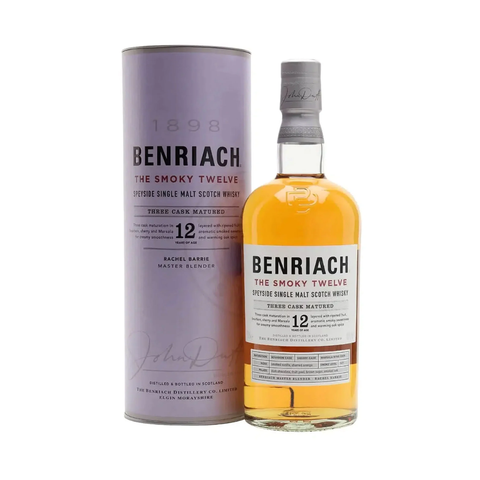 BenRiach The Smoky Twelve 12 Year Old Single Malt Scotch Whisky bottle