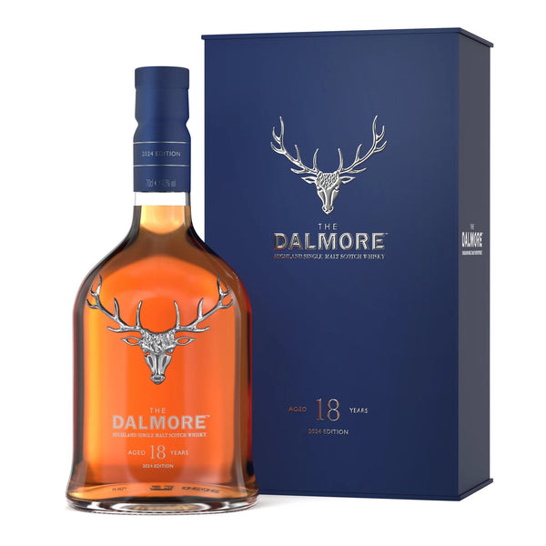 Dalmore 18 Year Old Highland single malt bottle, 43% ABV, 700ml.