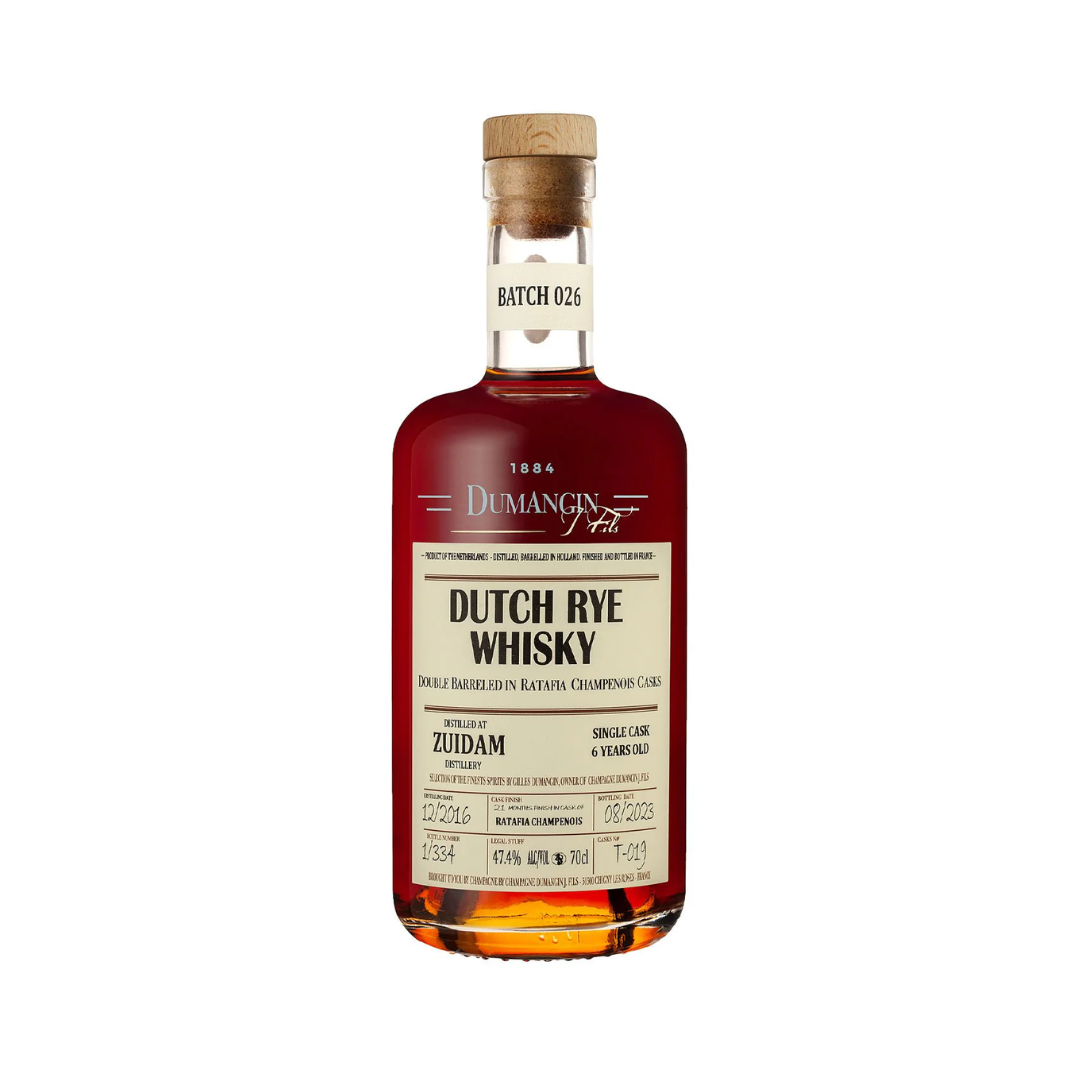 Dumangin Batch 026 Dutch Rye Whisky 700ml 47.4% – Oak & Origin
