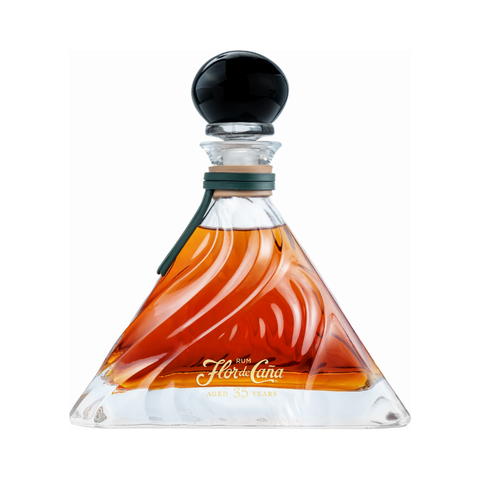 Flor de Caña 35 Year Old Rum 700ml crystal decanter