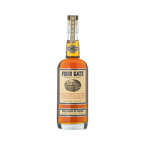 Four Gate Split Stave by Kelvin Bourbon 750ml 56.5%