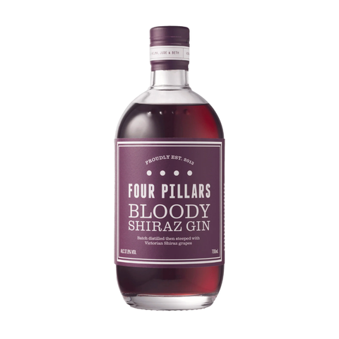 Four Pillars Bloody Shiraz Gin bottle, 700ml, 37.8% ABV.