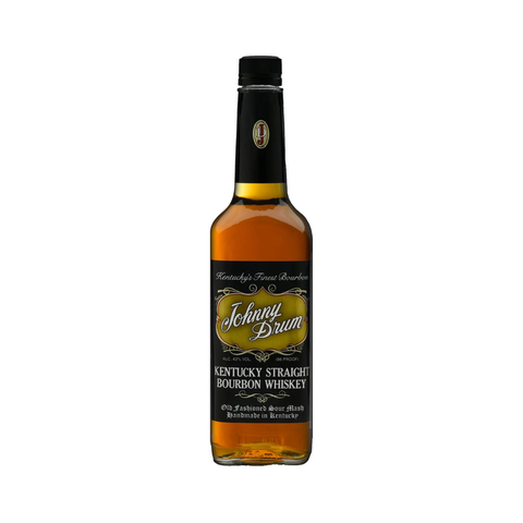 Bottle of Johnny Drum Private Stock bourbon, 700ml, 50.5% ABV.