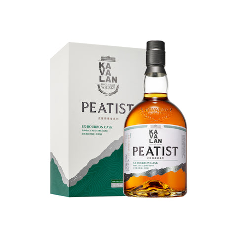 Kavalan Peatist ex-Bourbon Cask 700ml with box