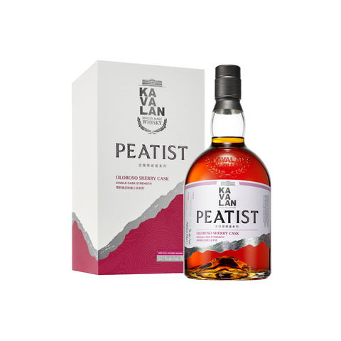 Kavalan Peatist Oloroso Sherry Cask 700ml with box