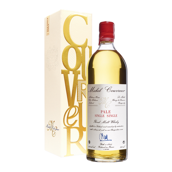 Michel Couvreur Pale Single Single Malt Whisky bottle, 700ml, 45% ABV.
