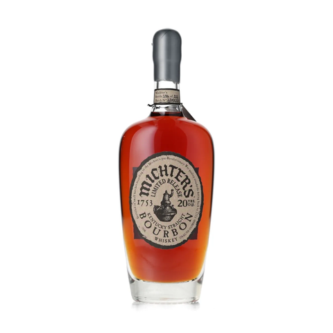 Michter's 20 Year Old Kentucky Straight Bourbon bottle, 700ml, 57.1% ABV, 2025 release.