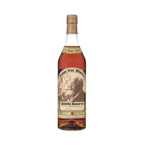 Bottle of Pappy Van Winkle Family Reserve 23 Year Old Bourbon, 750ml, 47.8% ABV.