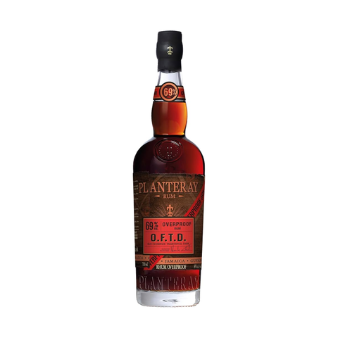 Planteray O.F.T.D. Overproof Rum bottle, 700ml, 69% ABV.