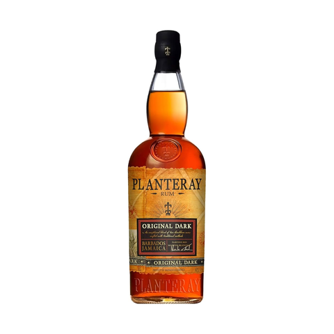 Planteray Original Dark Double Aged Rum bottle, 700ml, 40% ABV.