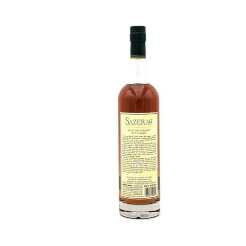 Sazerac 18 Year Old Kentucky Straight Rye Whiskey 2023 Release, back label