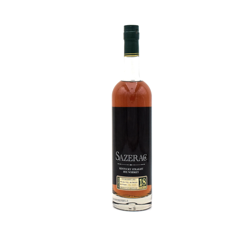 Sazerac 18 Year Old Kentucky Straight Rye Whiskey 2023 Release, front label