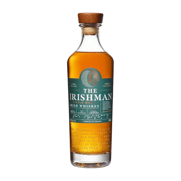 The Irishman Single Malt Irish Whiskey 700ml bottle against white background.