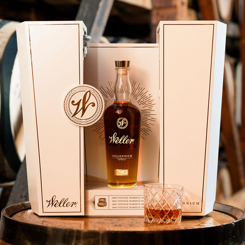 W.L. Weller Millennium Limited Edition wheated bourbon bottle, 750ml, 49.5% ABV.