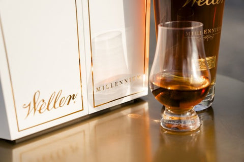 W.L. Weller Millennium wheated bourbon bottle, 750ml, 49.5% ABV.