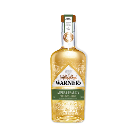 Warner's Apple and Pear Gin 700ml farm-grown British fruit gin bottle