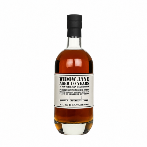 Widow Jane 10 Year Old Bourbon bottle, 700ml, 45.5% ABV.