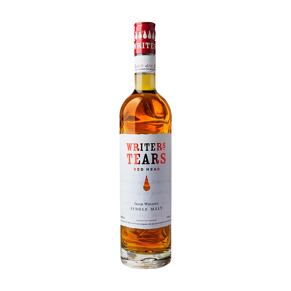 Writers' Tears Red Head Single Malt Irish Whiskey bottle, 700ml, 46% ABV.